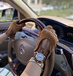 دستکش رانندگی جیر suede triton